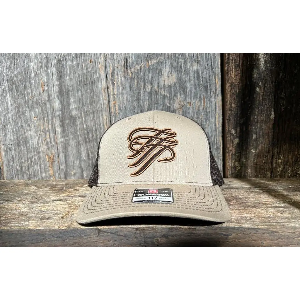 TTP Khaki/Coffee Leather Patch Cut Out