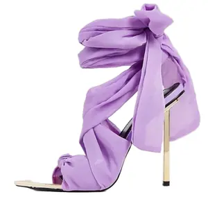 Calf Wrap High Heel - Elegant,  Classy, and  Stylish