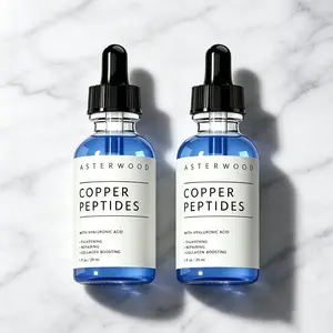 GHK Cu Peptide Repair Serum, Enriched with Hyaluronic Acid, Daily Facial Essence for Firming Moisturizing and Collagen Boost