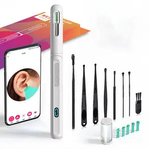LED Illuminated Ear Cleaning Camera, Ear Cleaning Tool, Waterproof Mini Ent Endoscope, Ideal for Ear Wax Removal, Nasal and Oral Inspection, Perfect Gift