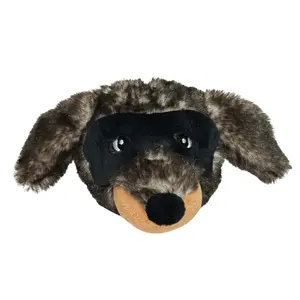 El Bandido - The Weens x Patchwork Pet - Durable Dog Toy, Hidden Prickly Rubber, Squeaky Sounds, Perfect for Heavy Chewing Dogs - 4"