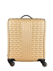 Pre-owned GUCCI leather Travel Bags GG Beige Marmont Carry On Suitcase