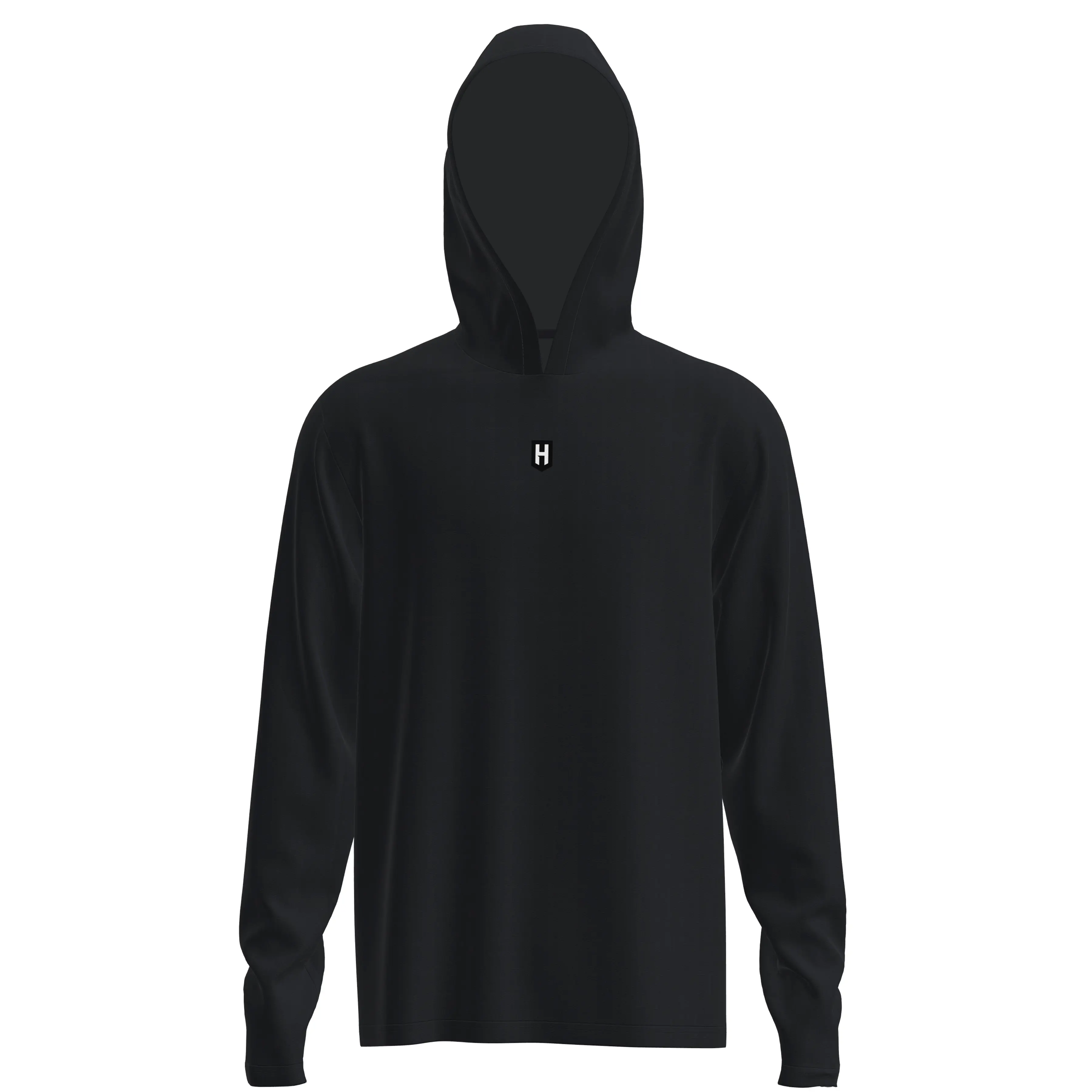 Howitzer Clothing Men's Hoodie - Performance Jersey Division Mesh Tops, Stretch Fabric Sweatshirts for Sun Protection
