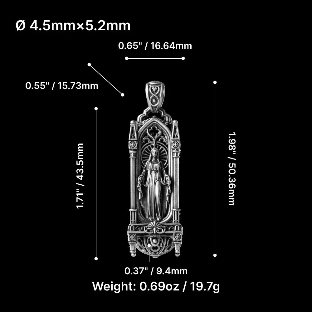 Sanctum Pendant in White Bronze