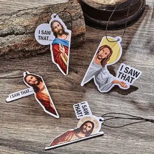 4-Pack Long-Lasting Scented Hanging Air Fresheners for Vehicles with Inspirational Designs, Rearview Mirror Accessories for Men and Women