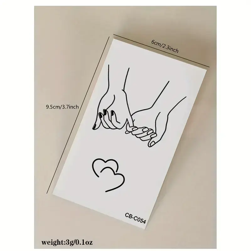 Romantic Love Herb Temporary Tattoo Sticker-Fade-Resistant Reflective, Lasts 7-14 Days Romantic Love Herb Temporary Tattoo Sticker-Fade-Resistant Reflective, Lasts 7-14 Days