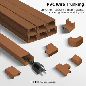 Wall Cable Management Large Wire Concealer Kit, TV Installation Cable Channel Set, 27 Pieces Including Conduit and Accessories
