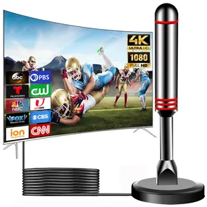 Antenna for Smart TV for Local Channels,TV Antenna Indoor for Long Range Reception, Digital Antenna for Easy Installation and All Smart/Old TVs, Supports 4K 1080P