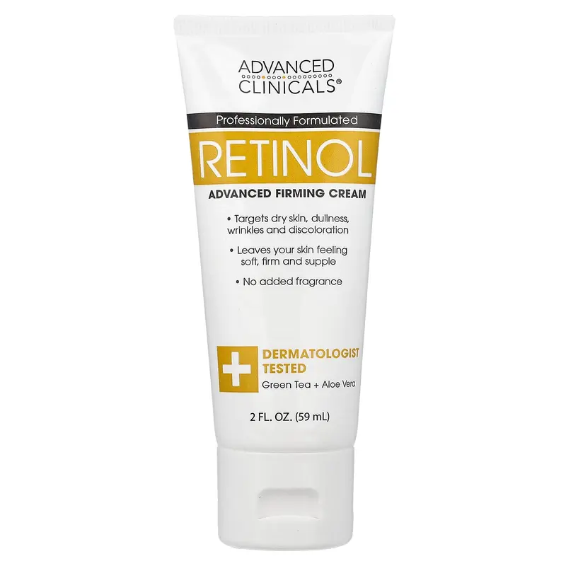 Advanced Clinicals Retinol, Advanced Firming Cream, 2 fl oz (59 ml)