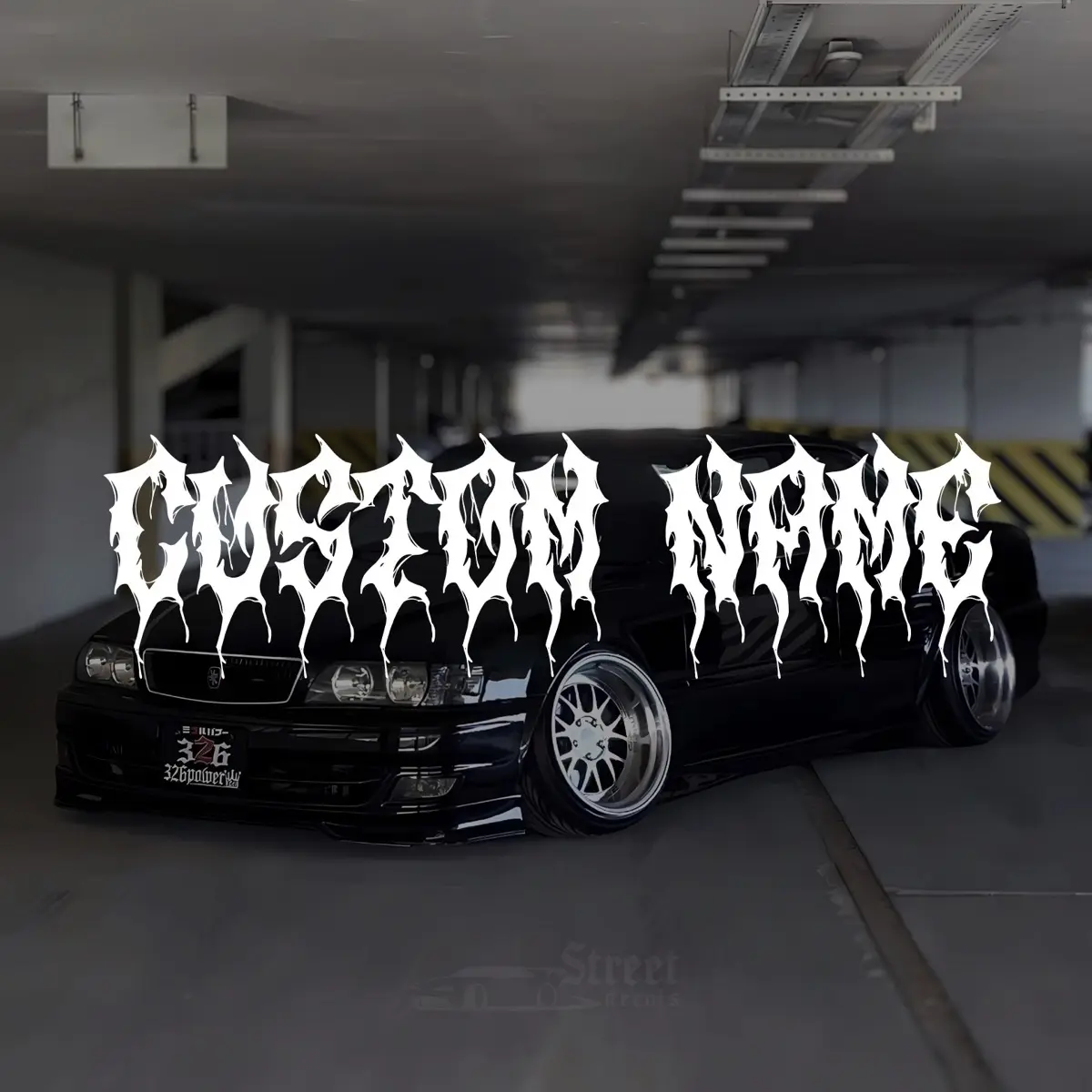 Gothic Letters Custom Name Decal for Personalized Decoration Gothic Letters Custom Name Decal for Personalized Decoration