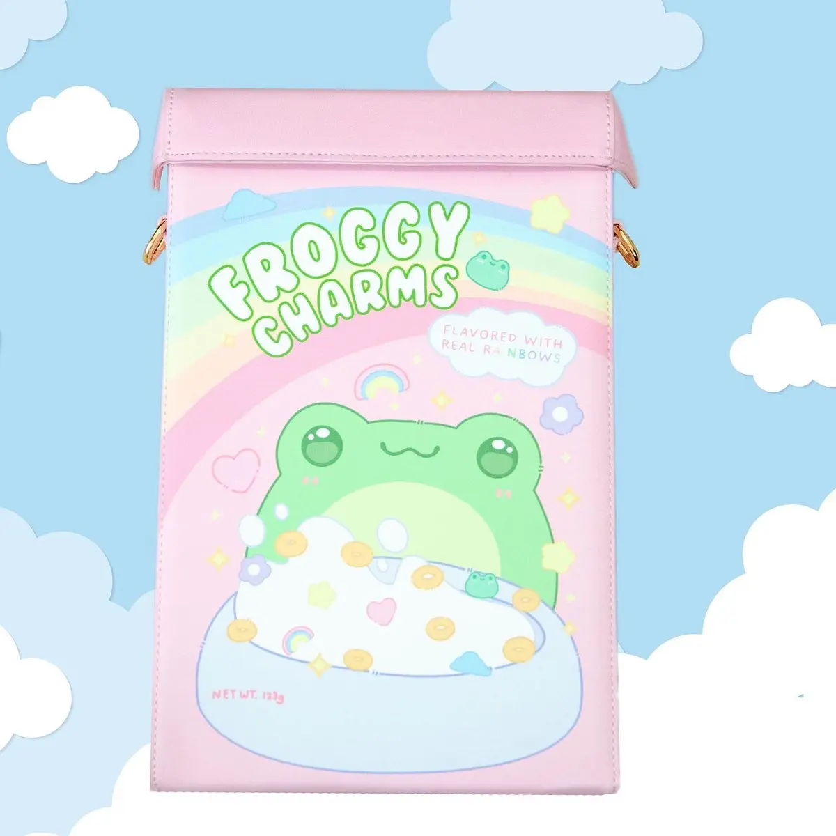 Froggy charms cereal kawaii backpack