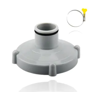 Pool Hose Adapter 3" to 1.25" with Clamp for Intex & Bestway Above Ground Pools