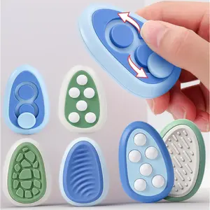 4 Pack Silent Fidget Toys for Adults Stress Relief - Audible & Silent Click Fidget Stones Sensory Toys, Calming Desk Office Toys for Anxiety, ADHD Focus, Autism - Anxiety Relief Tools for Adults