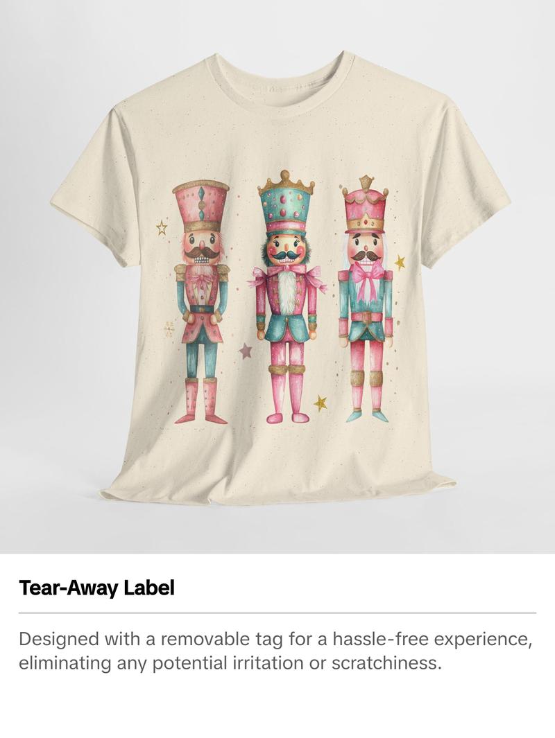 PINK NUTCRACKER CHRISTMAS UNISEX TSHIRT