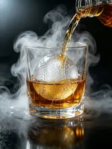 6 cavities, 2.2-inch 3D baseball gift ice tray; silicone large round ice ball mold with fun shapes and a funnel, suitable for whiskey, cocktails, brandy, and beverages