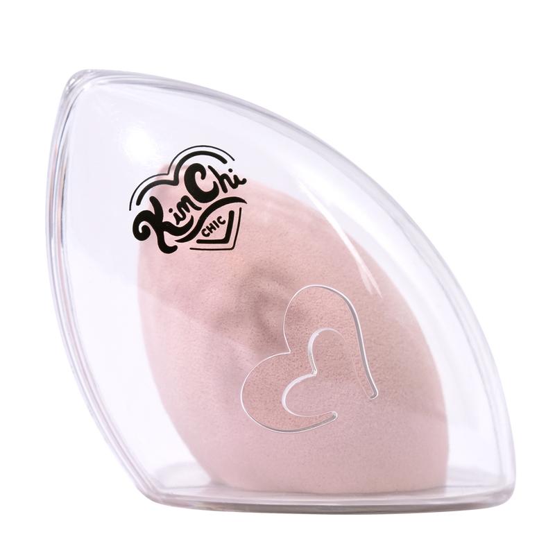 KimChi Chic Beauty Makeup Sponge To Go with Travel Case, Soft Texture for Flawless Look