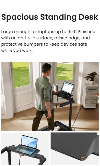 WalkingPad  MX10 Vertical Fold Treadmill | Upright Storage & 6.5MPH