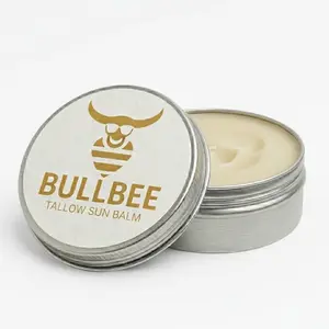 BULLBEE Tallow Face Balm | Outdoor Skin Conditioning Balm | Grass-Fed Tallow & Beeswax | Small-Batch USA Made | 2oz Sun Care Cream Daily