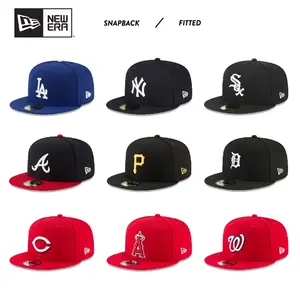 New Era Urban Fashion Cap - Official MLB Team Logos | Premium Flat Bill Streetwear Snapback Size 71/4