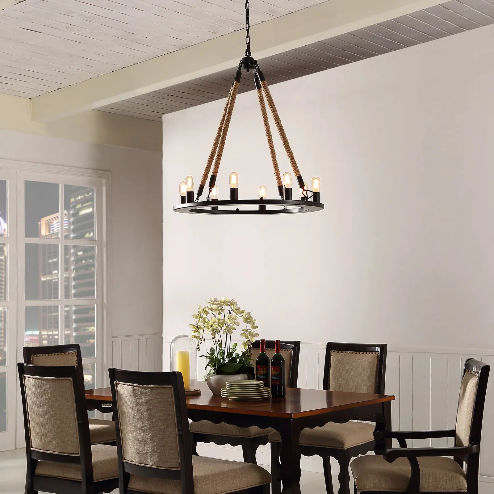 Modway Encircle Chandelier in Black Modway Encircle Chandelier in Black