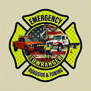 Emergency Towranger Roadside Window or Helmet Decal