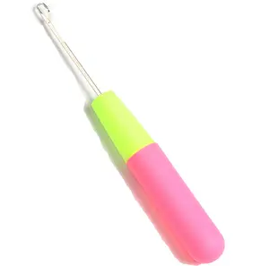 EINbeauty Colored Handle Metal Crochet Hook for Home Handmade DIY Knitting Durable Yarn Crochet Hook Ideal for Crafting Enthusiasts