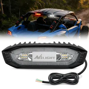 Nilight LED Chase Brake Light Universal 1.75in-2.0in Roll Bar Mount