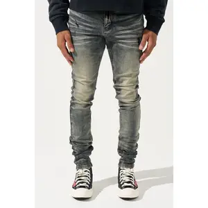 Serenede Gunmetal Jeans Steel Blue Grey Overdye