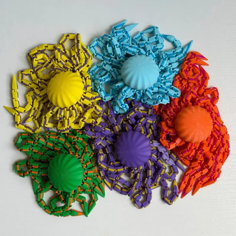 Jelly Fish 3D Printed Flexi Fidget Toy