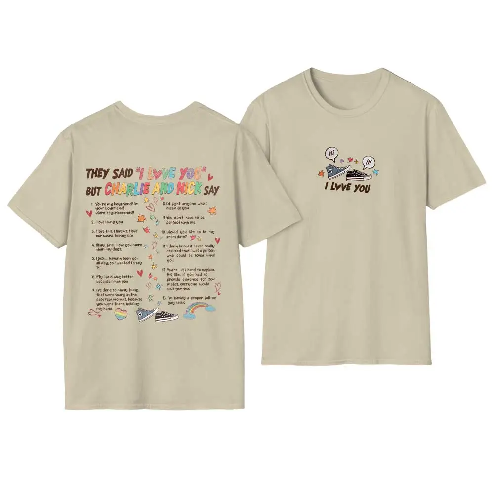 Heartstopper 2 Sides Unisex Sweater, Pride Month Shirt, Couple Tee