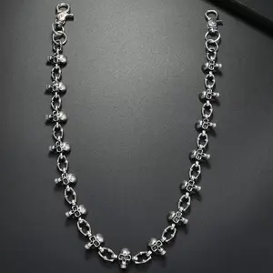 Skull Charm Hip Chain – 59cm Punk Street Pant Chain