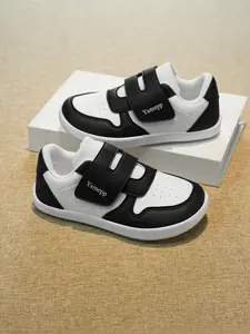 New Fashion Casual Sports Shoes, Sporty Low Top, Eva Sole Soft Comfort, Velcro Closure Easy On/off, Suitable for Boys and Girls Daily Wear, Sporty Breathable Shoes, Sneakers Trainer Shoes