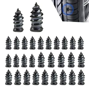 60PCS Spiral Rubber Nails Vacuum Tire Repair Kit for Car Motorcycle Truck Tractor Puncture Repair Self Service Tool
