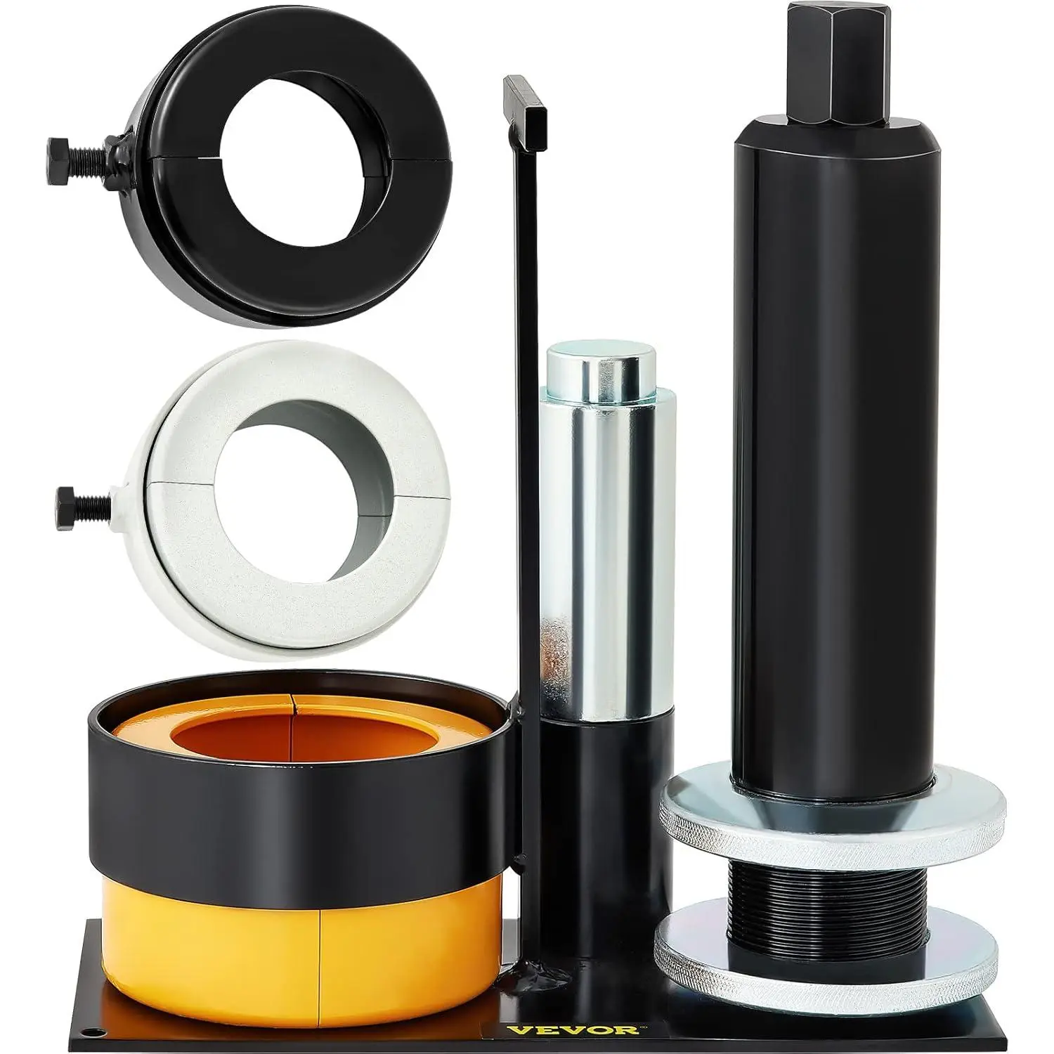 VEVOR Carrier & Pinion Bearing Puller, Compatible with Dana 30,40,50,60,70, 80, Ford 10.25" Bearings, Pinion Puller Tool with 3 Clamshells, 45 #   Steel Clamshell Bearing Puller for Auto Repair