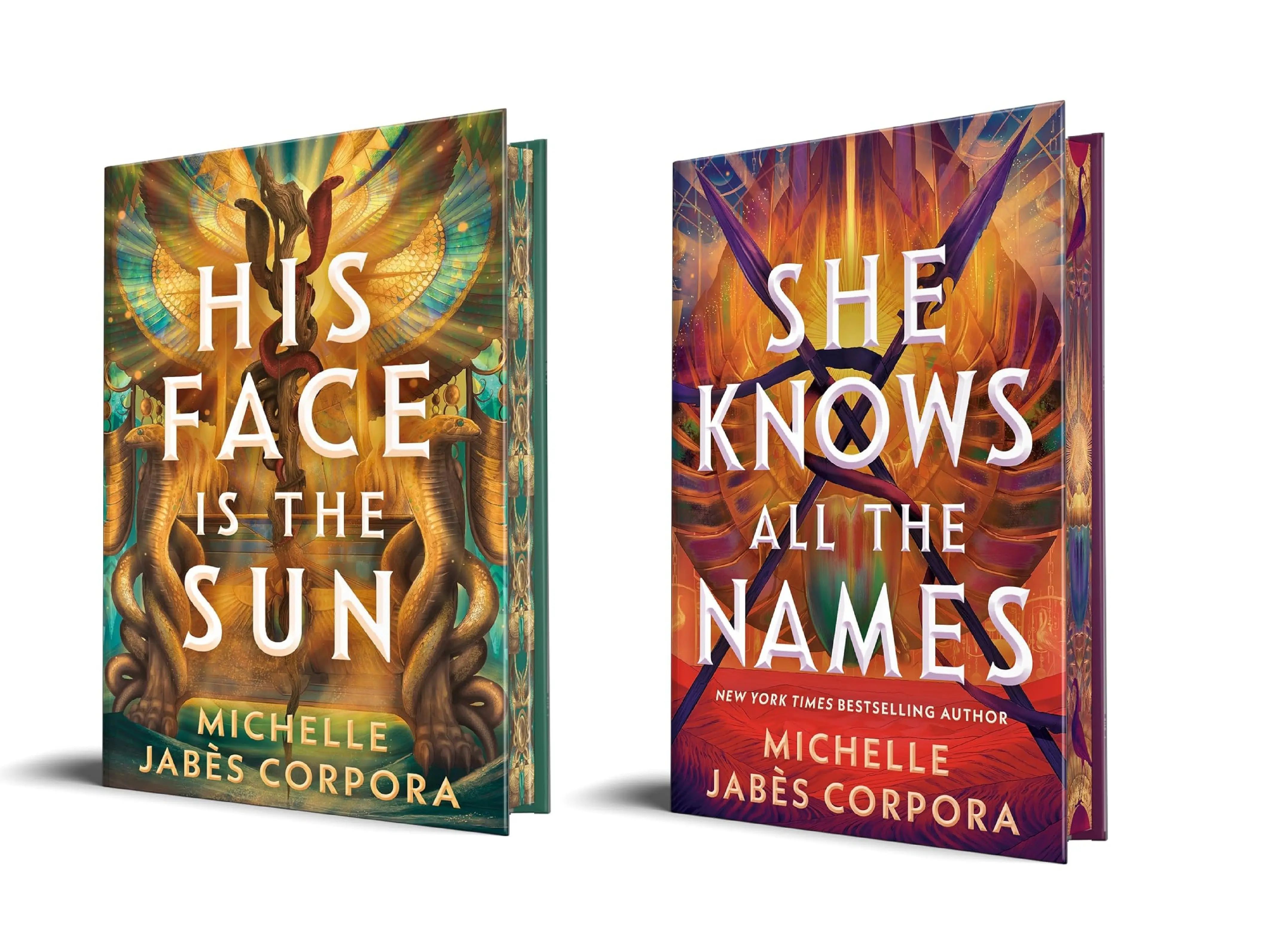 Throne of Khetara (2-book series) A dying throne, dark prophecy Novel by Michelle Jabès Corpora: His Face Is the Sun - She Knows All the Names (Hardcover)