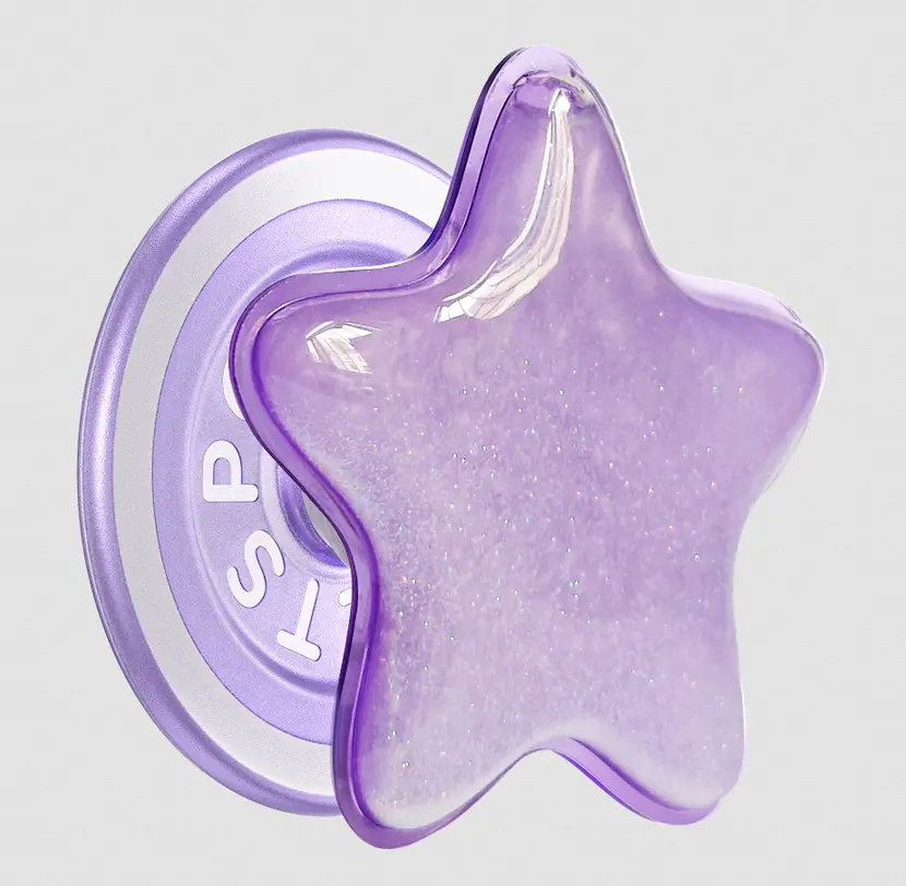 popsockets Tidepool Squishy Star Lavender Fog  MagSafe PopGrip