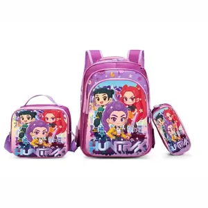 K-Pop Witch Hunter Backpack 3PCSSetl 16 Inch Kids School Backpack for Girls,Lunch Bag & Pencil Case, 2026 Must HaveBack to School Gift for Teens
