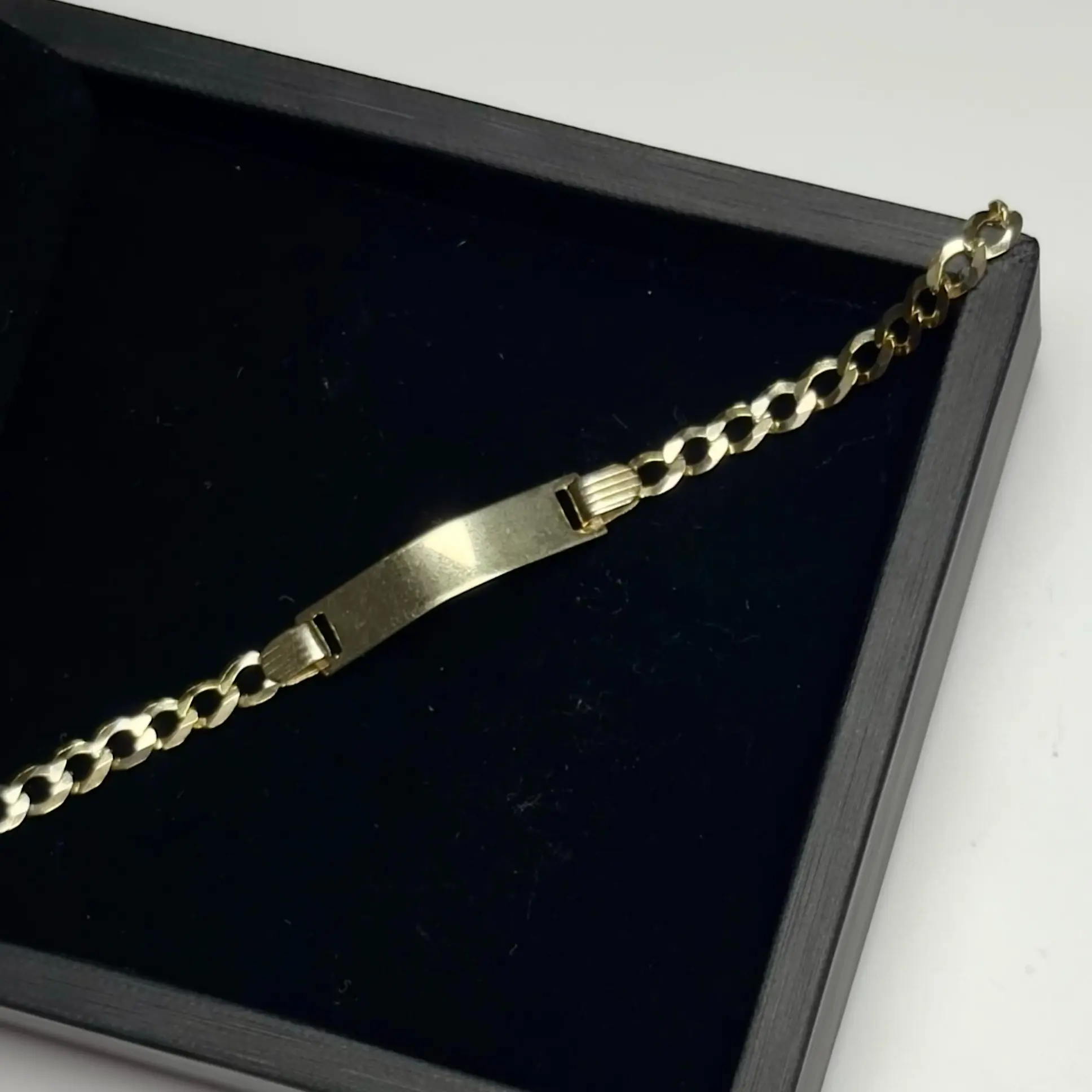 14k Gold Cuban Bracelet for Kids