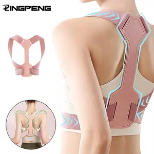 Breathable Rib Support Belt, Soft Padding Inside, Adjustable Elasticity, Invisible Wear All Seasons, Daily Posture Optimization Aid, Back Posture Strap