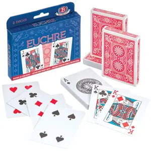Euchre 2-deck Game Set | 2-6 Players | Specialty Decks for Euchre