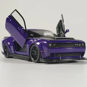 1:32 Dodge Challenger SRT Hellcat Redeye V8 Alloy Metal Diecast Model American Muscle Sports Car Collection Of Hobby Decorations