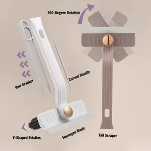 Multifunctional 4-In-1 Rotating Gap Brush, Bathroom Tile Cleaning Tool, No Dead Angle Scrubbing Brush, Floor Joint Cleaner