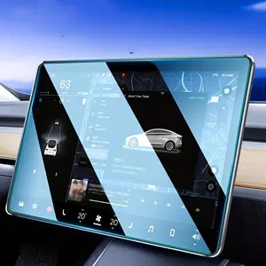 Car Center Control Touch Screen Protective Film, Anti-scratch Car Navigation Screen Protector, Universal Car Interior Accessories for Tesla Model 3/Y