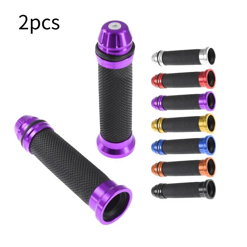 Motorcycle Dirt Bike Rubber Handle Grip Pedal Biker Scooter Handlebar Grips Modified General Purpose for 2.2cm Motorcycles Motor Parts Accessories