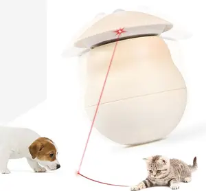 Interactive Cat Laser Toys Tumbler Design, [Newly Upgraded] Automatic 360° Rotation Laser Cat Toy, USB Charging 3 Modes Real Random Trajectory for Bored Indoor Cats/Kittenes/Dogs