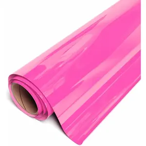 EasyWeed Heat Transfer Vinyl HTV,Iron-,12 inchs (Actual Size:11.8") by 3  Roll,for T-Shirts(Fluorescent )