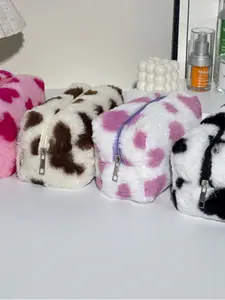 Heart Pattern Pillow Pencil Case, Pencil Holder, Multicolor Stationery Storage Bag, Office Desk Organizer, Essential School Supply, Holiday Gift