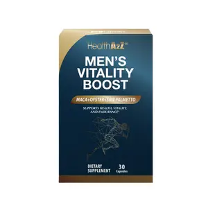 HealthA2Z Men's Vitality Boost - 30 Capsules (Pack of 1) - Maca, Oyster, Saw Palmetto for Prostate Health Support, Testosterone Support, Energy, Muscle, DHT Balance, Healthy Hair