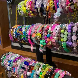 3 Random handmade bracelets ( color of your choice )