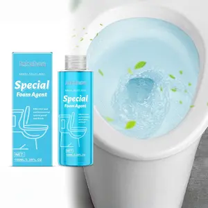 Toilet Cleaner Bubble Foaming Agent, Stain Remover Odor Eliminator, Splash Proof Toilet Cleaning Liquid, Bathroom Maintenance Solution